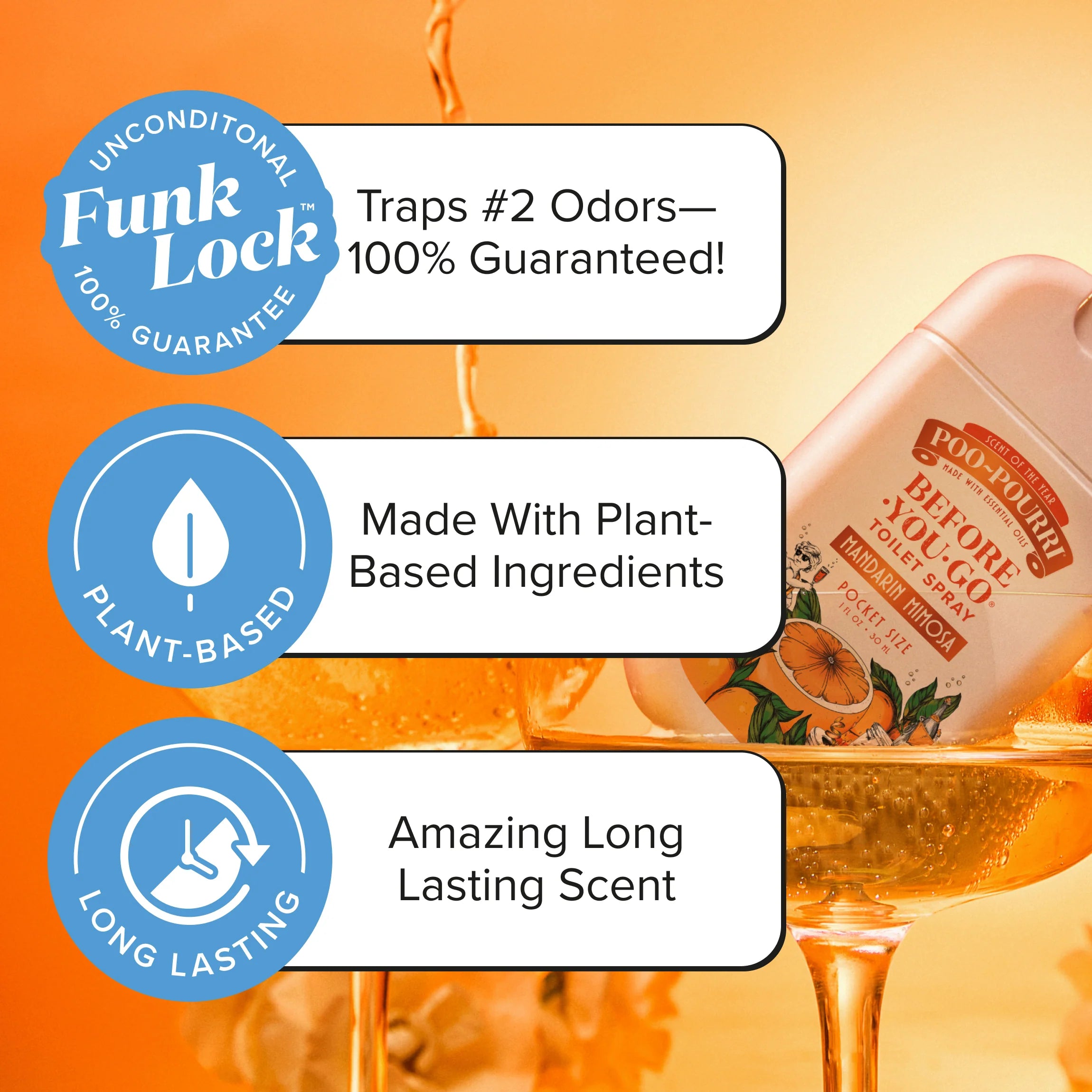 Mandarin Mimosa Pocket Sprayer - Poo~Pourri Toilet Spray - View 3