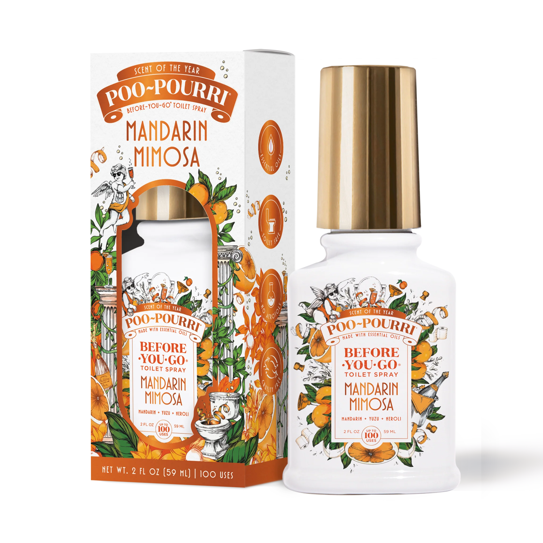 Mandarin Mimosa - Poo~Pourri Toilet Sprays - View 2