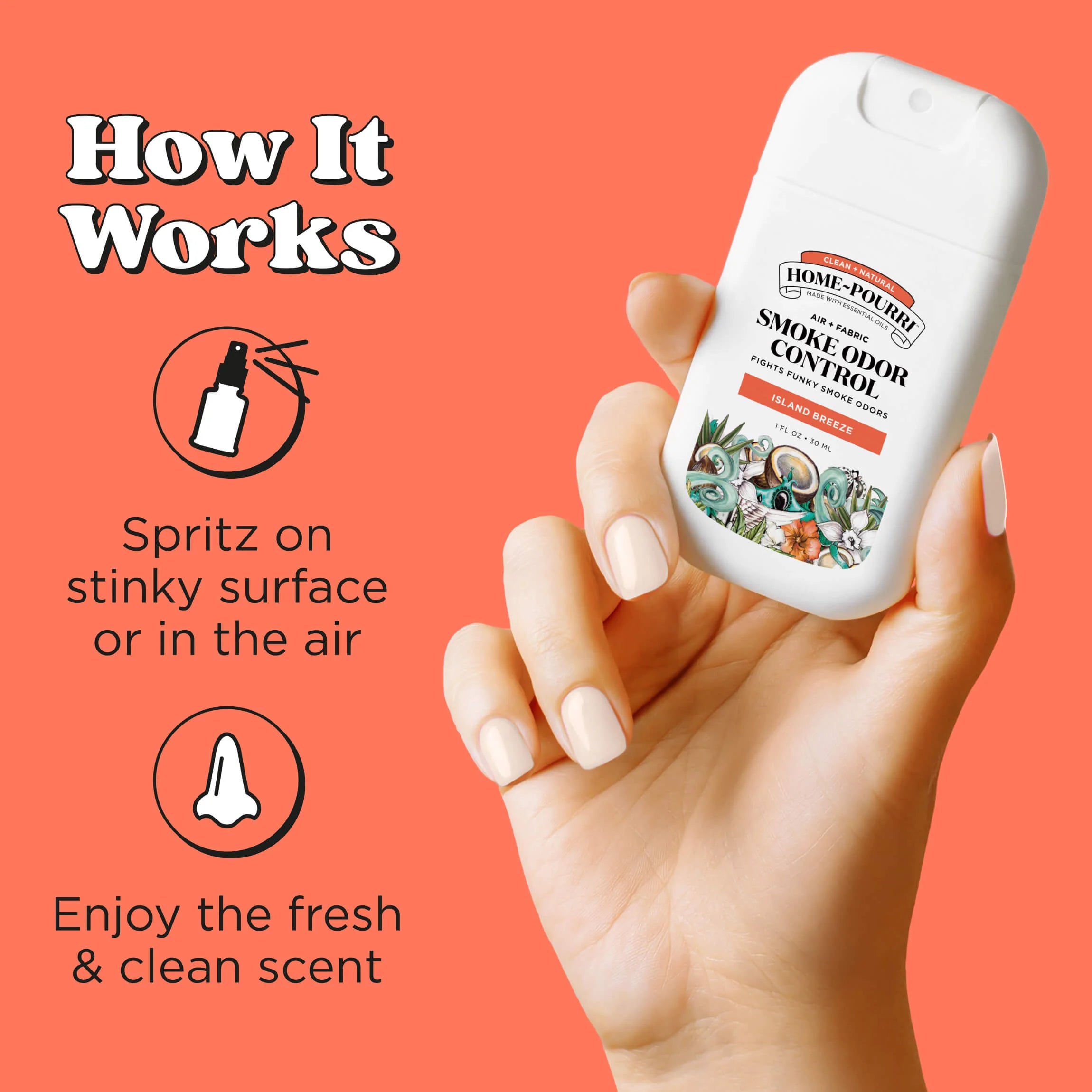 Smoke Odor Control Island Breeze Pocket Sprayer - View 5