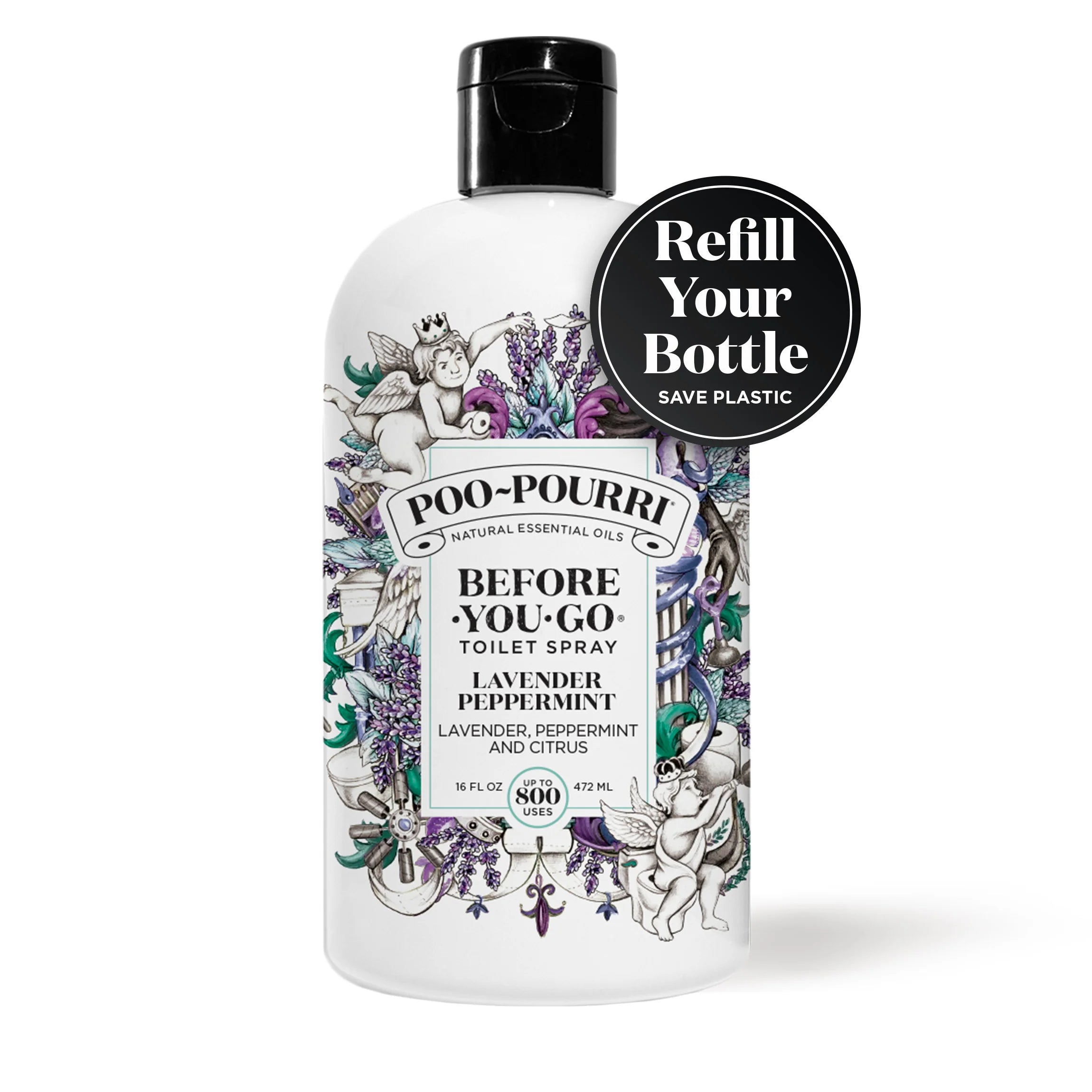 Lavender Peppermint Refill - Poo~Pourri Toilet Spray - View 2
