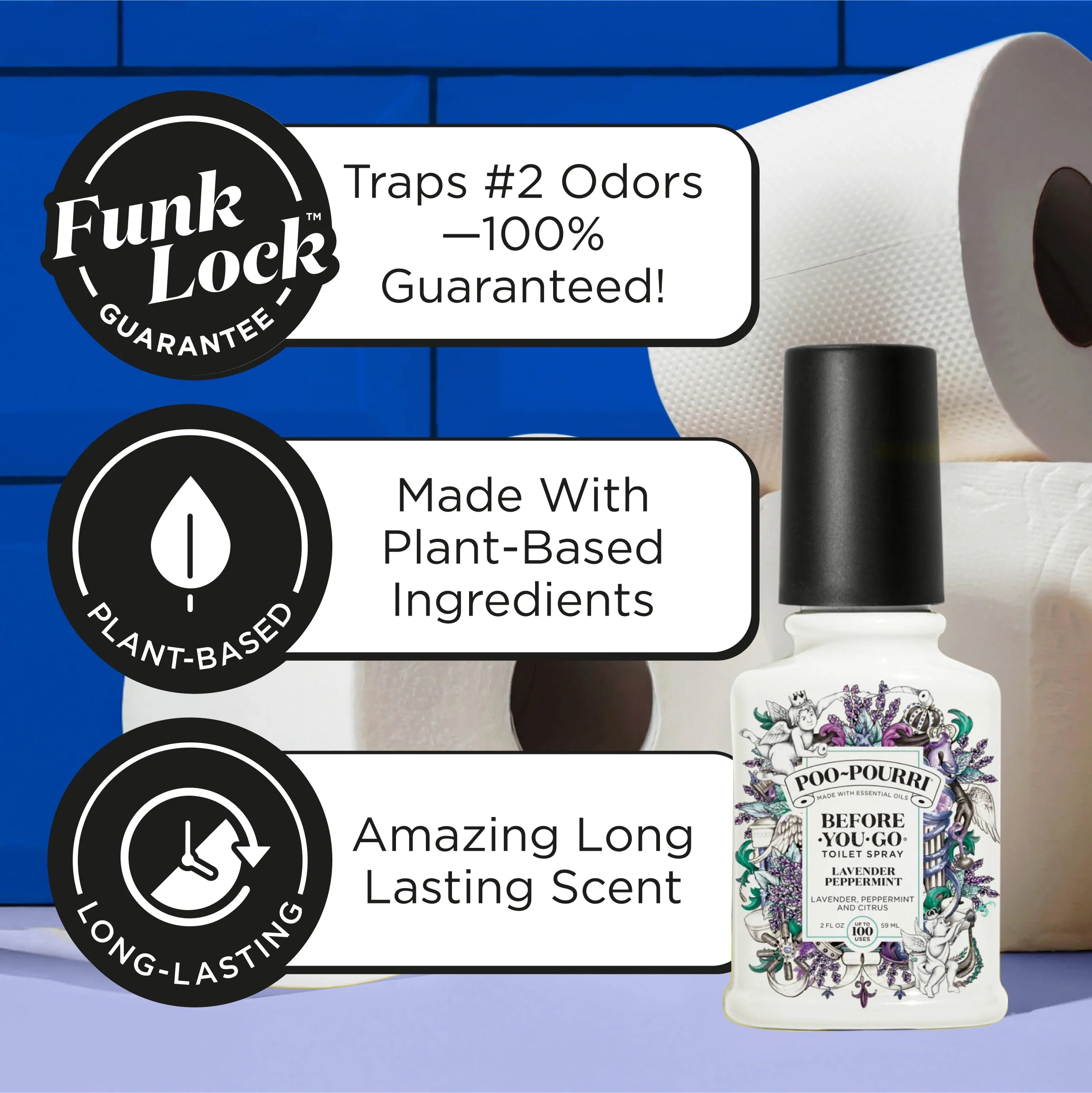 Lavender Peppermint Refill - Poo~Pourri Toilet Spray - View 4