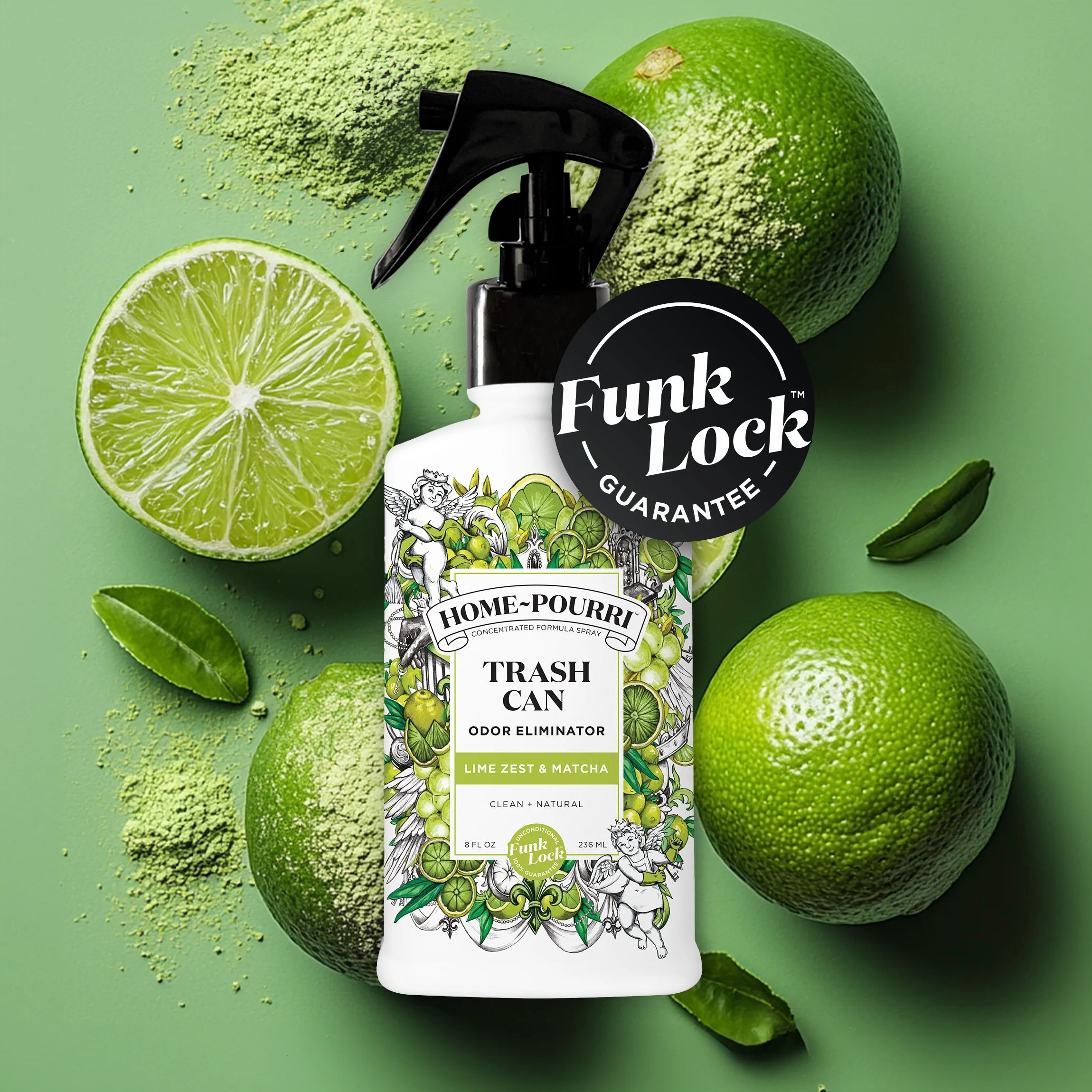 Lime Zest & Matcha - Home~Spray Air Freshener for Trash Can