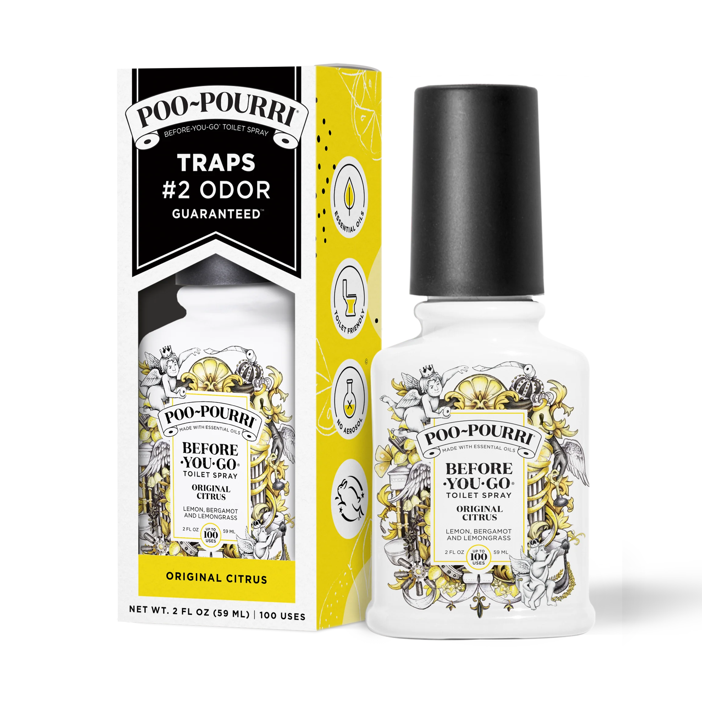 Original Citrus - Poo~Pourri Toilet Spray - View 2
