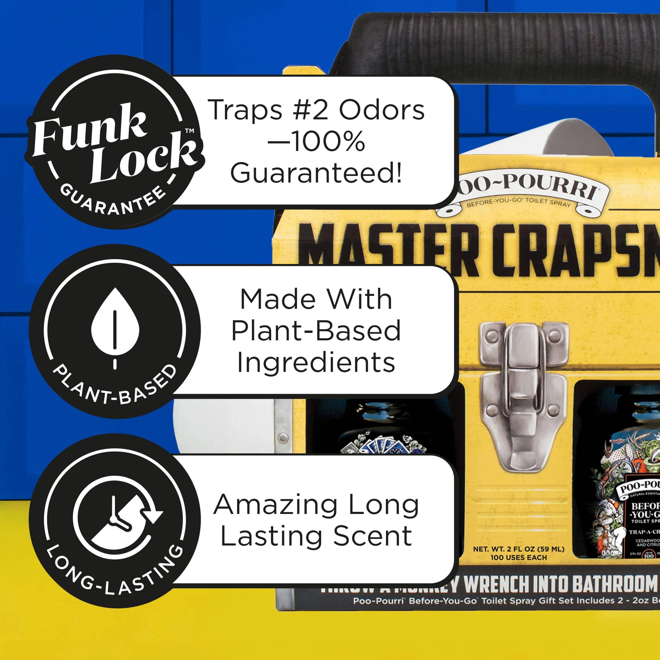 Master Crapsman Gift Set - Poo~Pourri Toilet Spray - View 3