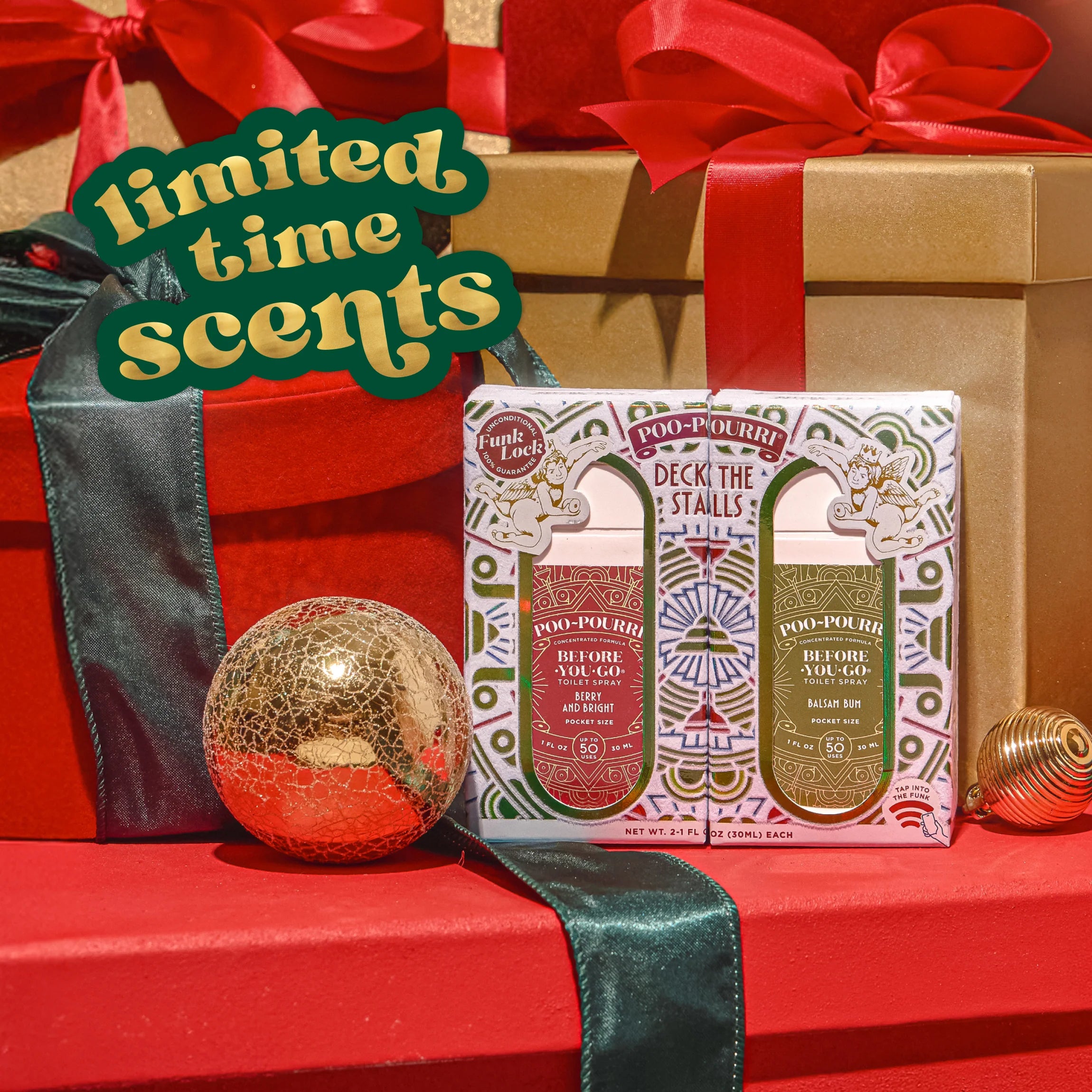 Deck the Stalls Tear & Share - Poo~Pourri Toilet Sprays - View 4