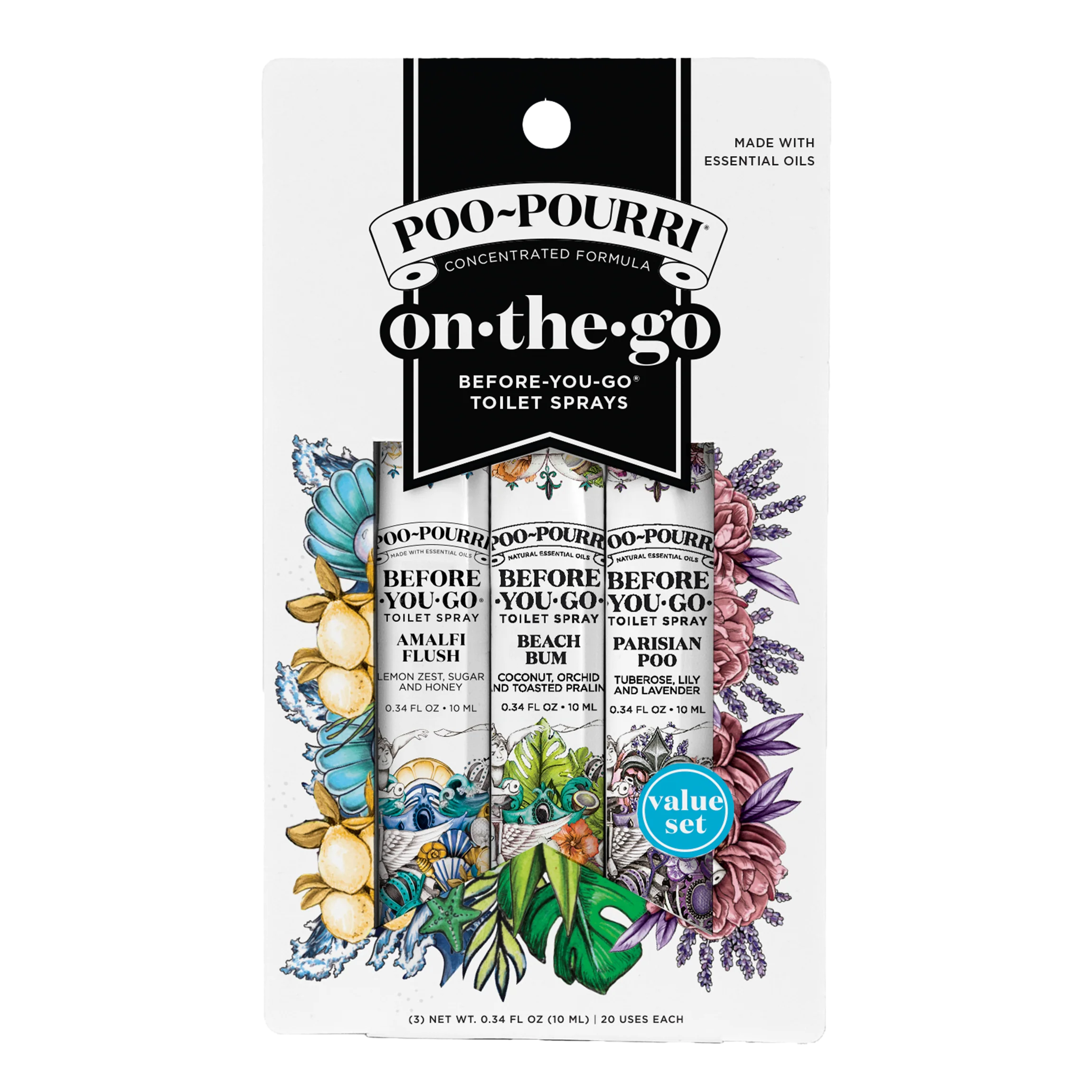 Wanderlust On the Go Set - Poo~Pourri Toilet Sprays