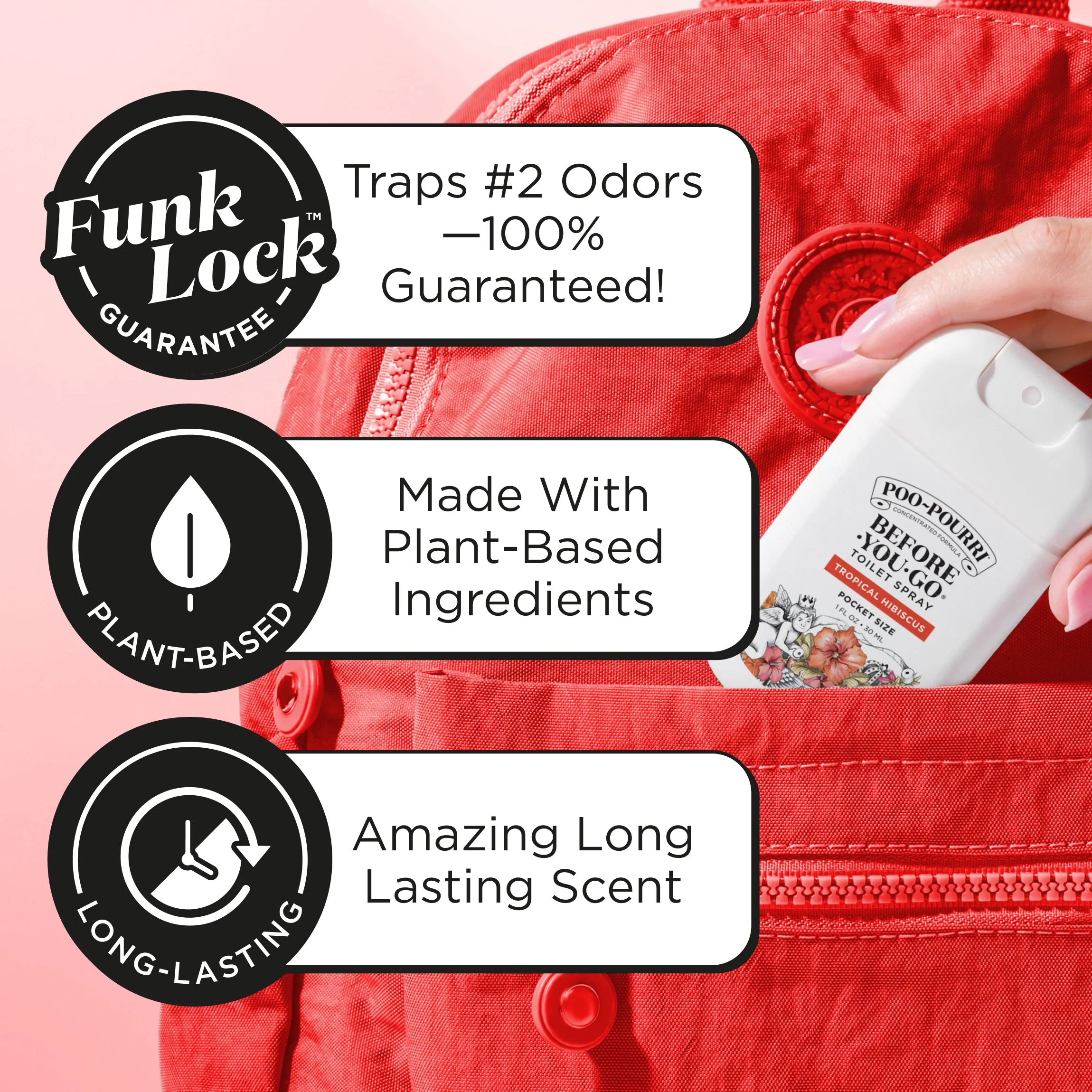 Tropical Hibiscus Pocket Sprayer - Poo~Pourri Toilet Spray - View 3